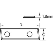 Trend RB/S - Rota-tip blade 12.3/16.3mm one off