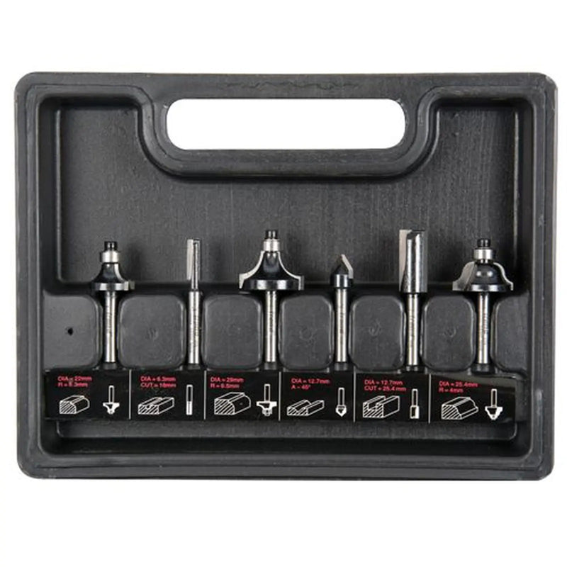 Trend SET/SS11X8MMTC - 6 piece starter cutter set 8mm