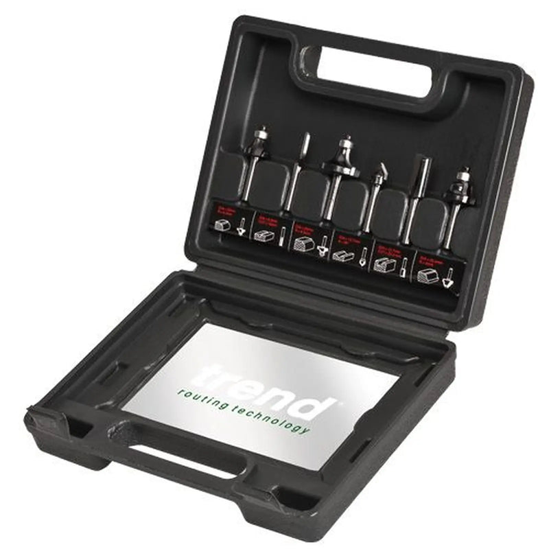 Trend SET/SS11X8MMTC - 6 piece starter cutter set 8mm