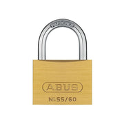 Abus Mechanical 55/60mm Brass Padlock Keyed Alike 5601