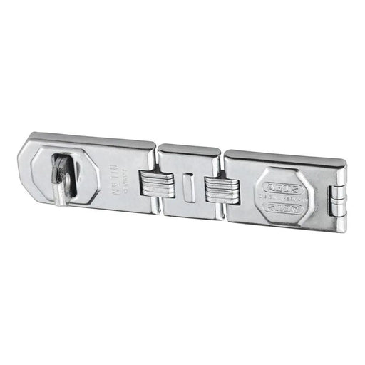 Abus Mechanical 110/195 Hinged Hasp & Staple Carded 195mm