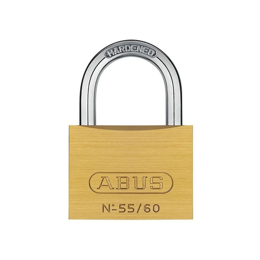 Abus Mechanical 55/60mm Brass Padlock Carded