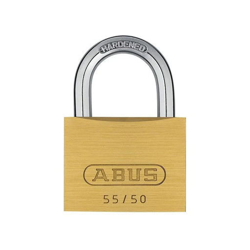 Abus Mechanical 55/50mm Brass Padlock Carded