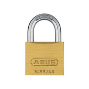 Abus Mechanical 55/40mm Brass Padlock Carded