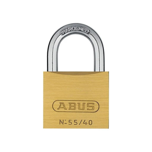 Abus Mechanical 55/40mm Brass Padlock Carded