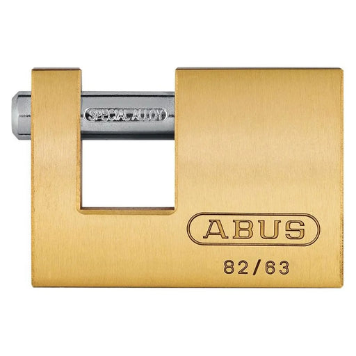 Abus Mechanical 82/63mm Monoblock Brass Shutter Lock Keyed Alike 8501