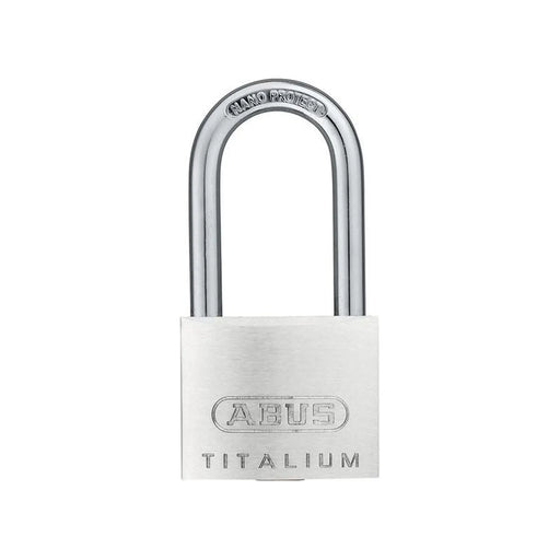 Abus Mechanical 64TI/40mm TITALIUM™ Padlock 40mm Long Shackle Carded