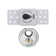 Abus Mechanical 142 Series Sliding Door Van Lock & 23/70mm Diskus® Padlock
