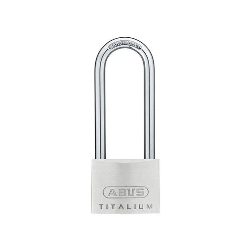 Abus Mechanical 64TI/50mm TITALIUM™ Padlock 80mm Long Shackle