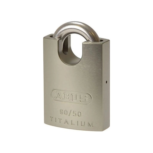 Abus Mechanical 90RK/50mm TITALIUM™ Padlock Closed Shackle