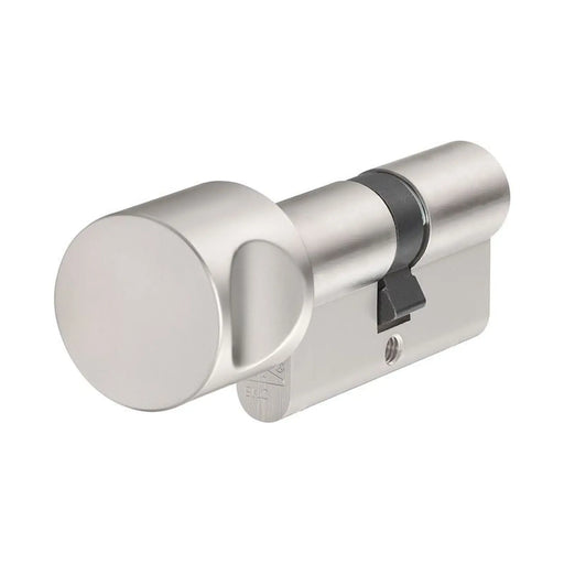 Abus Mechanical KE60NP Euro Thumbturn Cylinder Nickel Pearl Z40mm / K40mm Visi