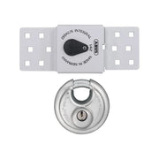 Abus Mechanical 142 Series Sliding Door Van Lock & 26/70mm Diskus® Padlock