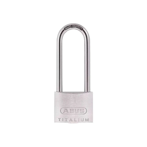 Abus Mechanical 64TI/50mm TITALIUM™ Padlock 80mm Long Shackle Carded