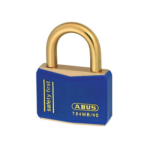 Abus Mechanical T84MB/40mm Blue Rustproof Padlock Keyed Alike 8406