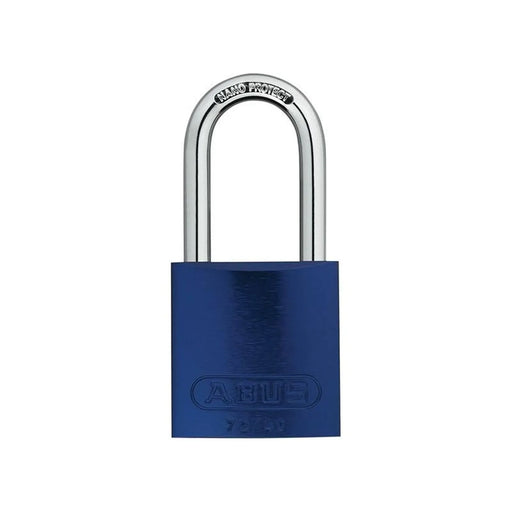Abus Mechanical 72/40mm Aluminium Padlock 40mm Long Shackle Blue Keyed Alike TT60121