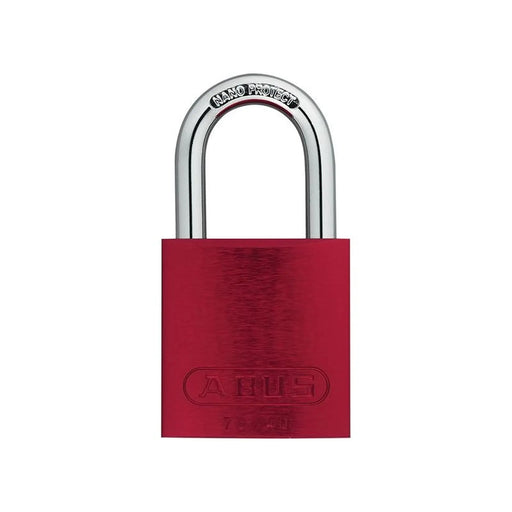 Abus Mechanical 72/40mm Aluminium Padlock Red Keyed Alike TT02162