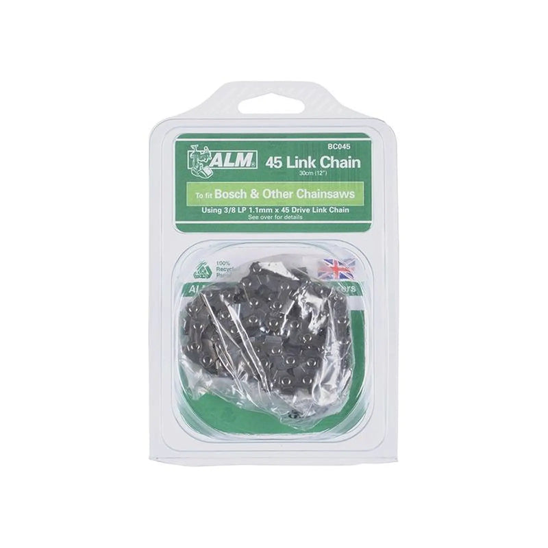 Alm Manufacturing BC045 Chainsaw Chain 3/8in x 45 Links 1.1mm Bosch 30cm Bars