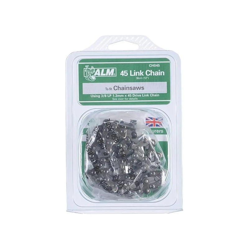 Alm Manufacturing CH045 Chainsaw Chain 3/8in x 45 links 1.3mm - Fits 30cm Bars