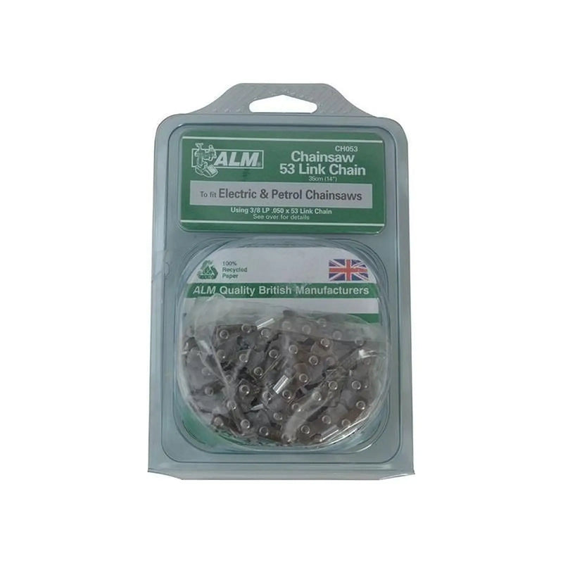 Alm Manufacturing CH053 Chainsaw Chain 3/8in x 53 Links 1.3mm - Fits 35cm Bars