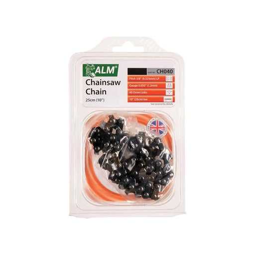 Alm Manufacturing CH040 Chainsaw Chain 3/8in x 40 links 1.3mm - Fits 25cm Bars