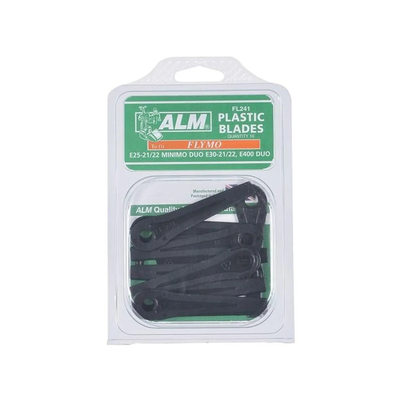 Alm Manufacturing FL241 Plastic Blades Small Hole to Suit Flymo