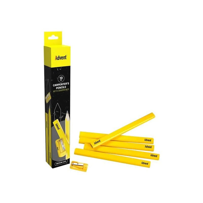 Advent Carpenter's Pencils & Sharpener