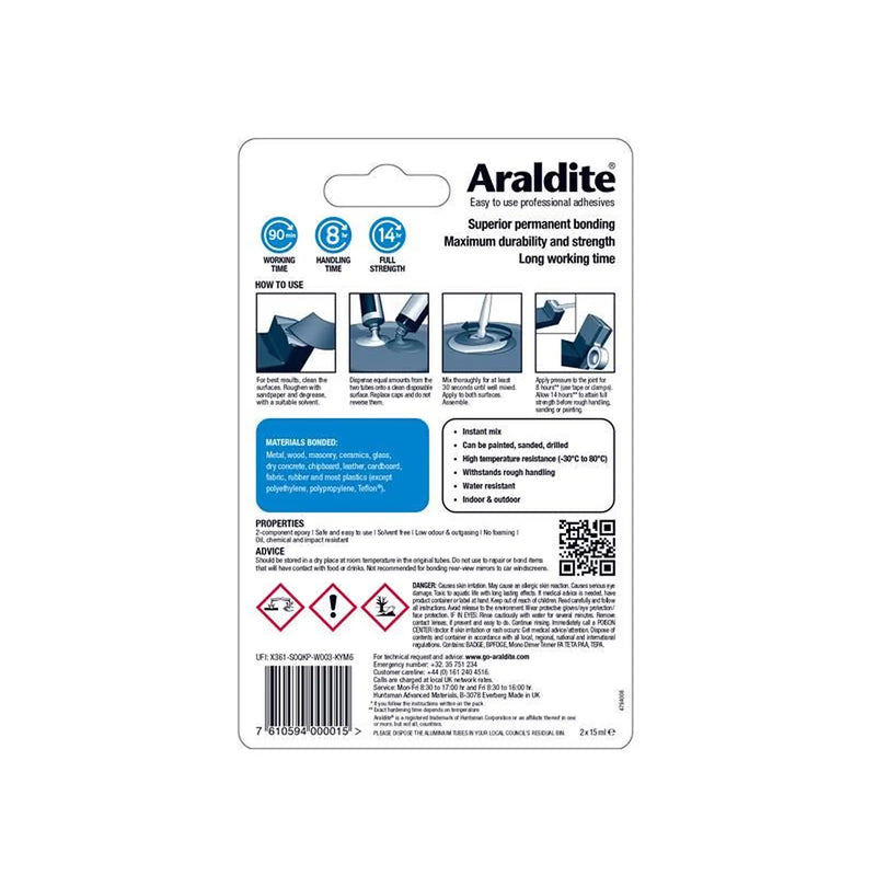 Araldite® Araldite Standard Epoxy 2 x 15ml Tubes