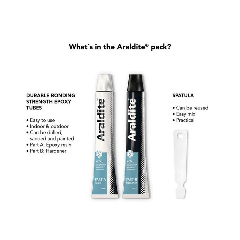 Araldite® Araldite Steel Epoxy 2 x 15ml Tubes