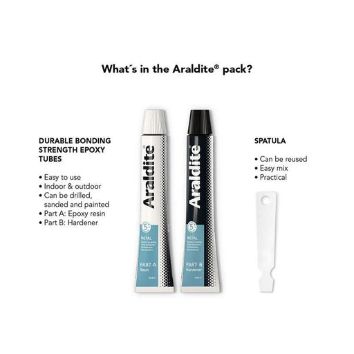 Araldite® Araldite Steel Epoxy 2 x 15ml Tubes