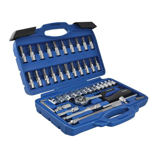 Bluespot Tools 1/4in Square Drive Socket & Bit Set, 46 Piece