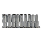 Bluespot Tools 1/2in Drive Deep Socket Set, 9 Piece