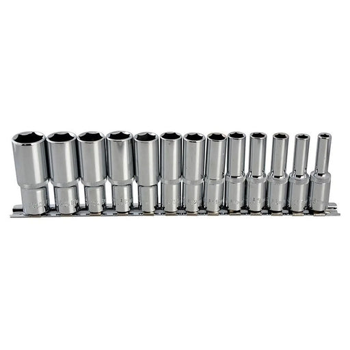 Bluespot Tools 3/8in Drive Deep Socket Set, 13 Piece