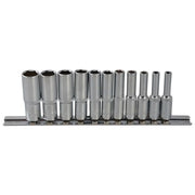 Bluespot Tools 1/4in Drive Deep Socket Set, 11 Piece