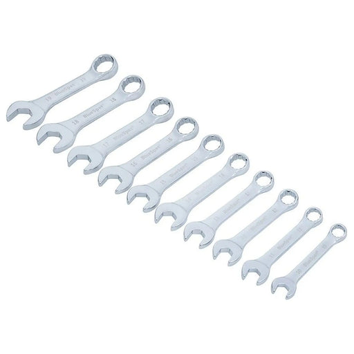 Bluespot Tools Stubby Combination Spanner Set, 10 Piece