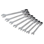 Bluespot Tools Flexible Head Ratchet Set, 8 Piece