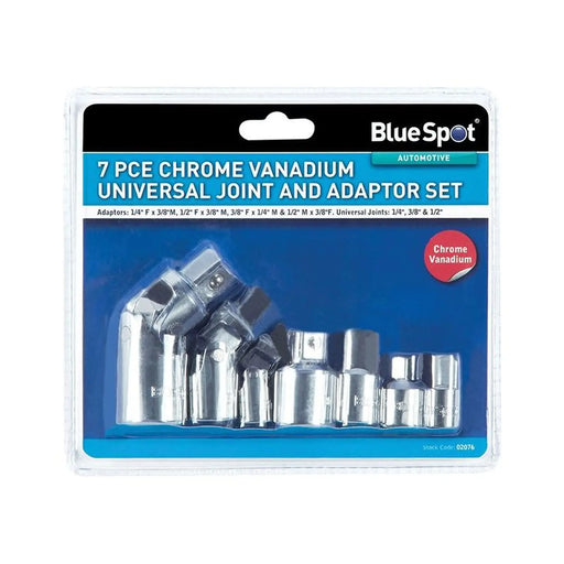 Bluespot Tools Universal Joint & Adaptor Set, 7 Piece