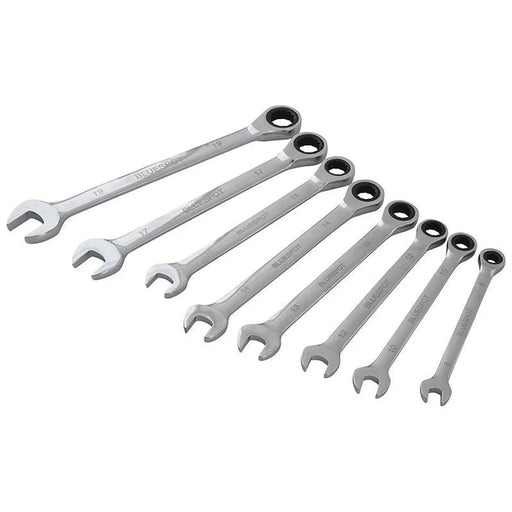 Bluespot Tools Ratchet Spanner Set, 8 Piece