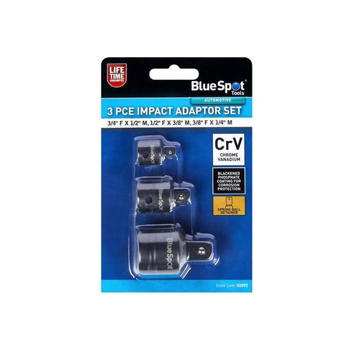 Bluespot Tools Impact Adaptor Set, 3 Piece