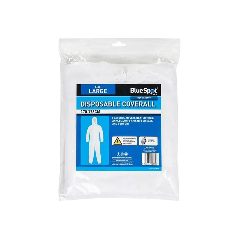 Bluespot Tools Disposable Coverall - Large (170-178cm)