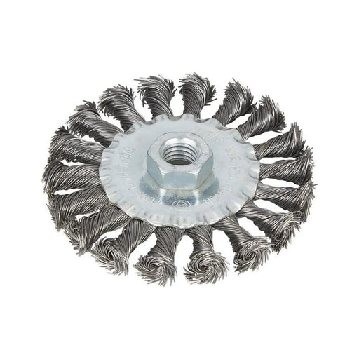 Bluespot Tools Flat Twist Knot Wire Wheel 100mm M14 X 2