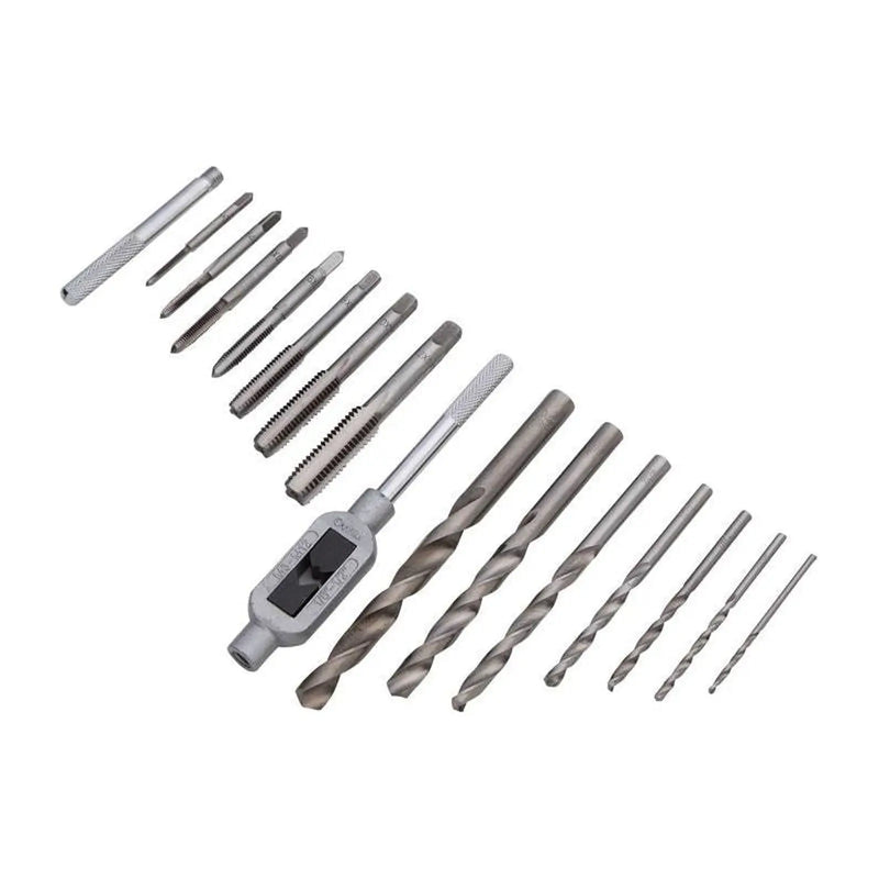 Bluespot Tools Drill & Tap Set, 15 Piece