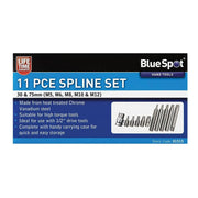 Bluespot Tools Spline Bit Set, 11 Piece