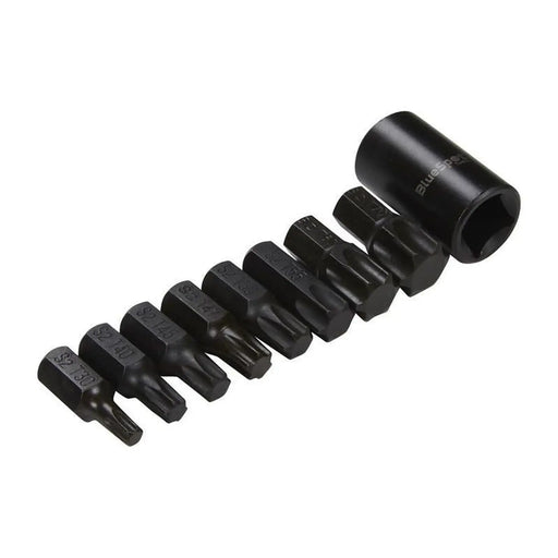 Bluespot Tools 1/2in Impact TORX Bit Set, 9 Piece
