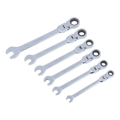Bluespot Tools Flexible Head Ratchet Set, 6 Piece