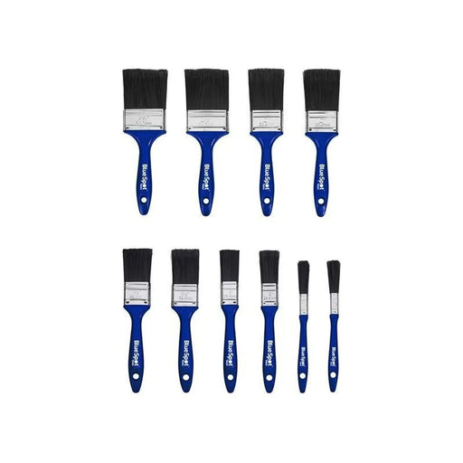 Bluespot Tools Synthetic Workshop Paint Brush Set, 10 Piece