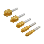 Bluespot Tools HSS Titanium Countersink Bit Set, 5 Piece