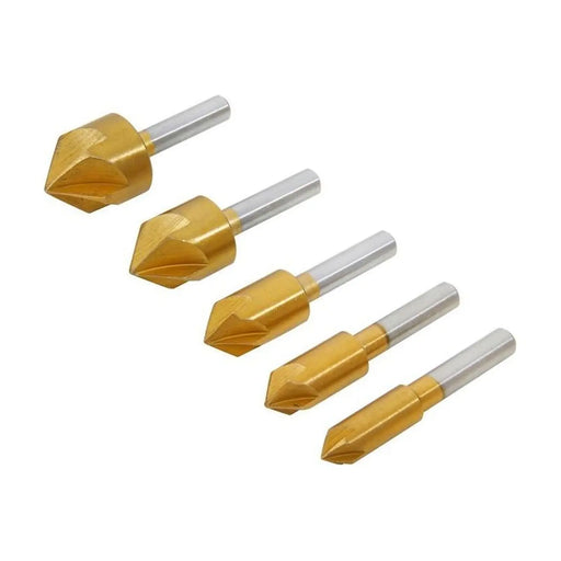 Bluespot Tools HSS Titanium Countersink Bit Set, 5 Piece