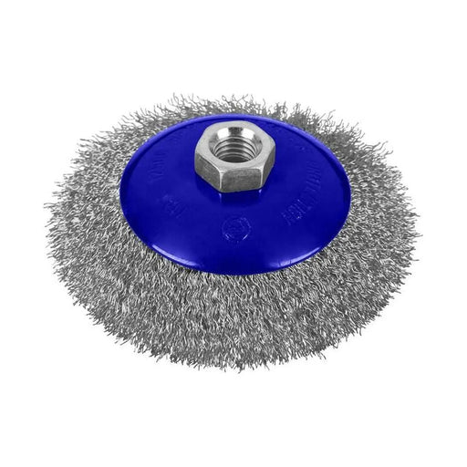 Bluespot Tools Steel Bevel Wire Cup Brush 115mm M14 X 2