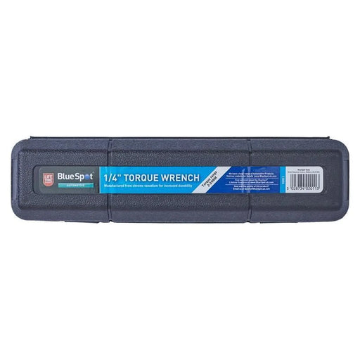 Bluespot Tools Torque Wrench 1/4in Drive 2-24Nm
