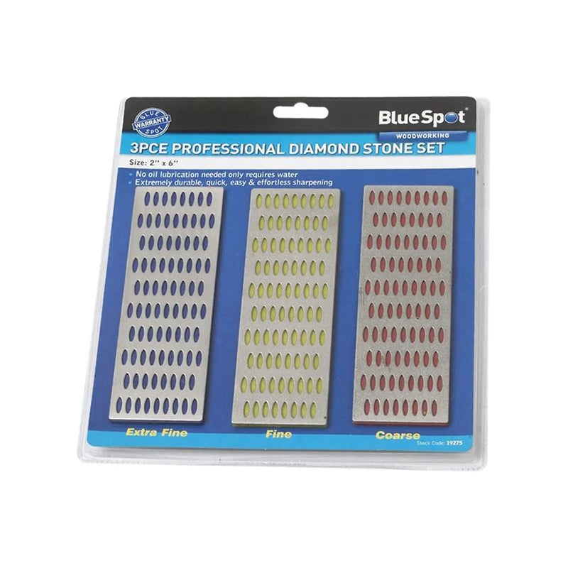Bluespot Tools Diamond Stone Set of 3 2 x 6in